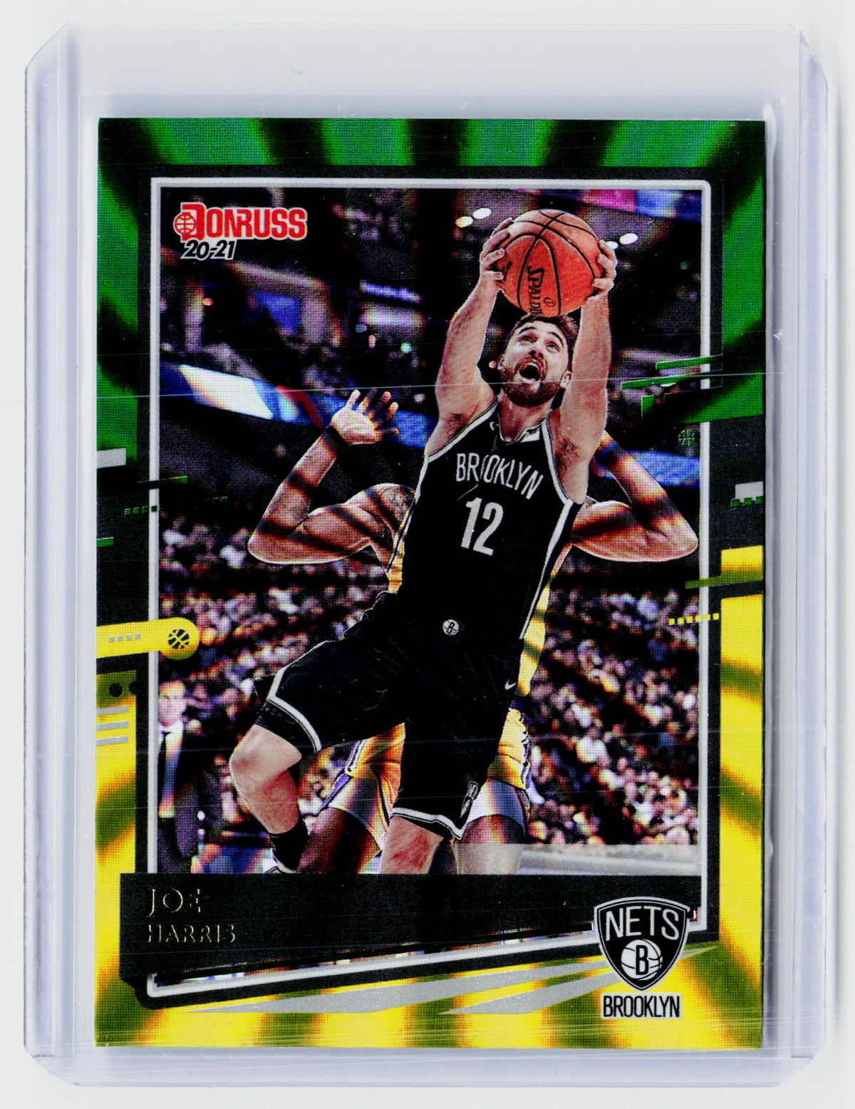 2020-21 Panini Donruss Green Laser #131 Joe Harris Brooklyn Nets - front