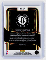 2024-25 Panini Select Basketball Yongxi "Jacky" Cui Premier Level Rookie #176 - back