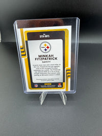 2025 Panini Donruss Threads Minkah Fitzpatrick DTH-MFS Pittsburgh Steelers Memorabilia - back