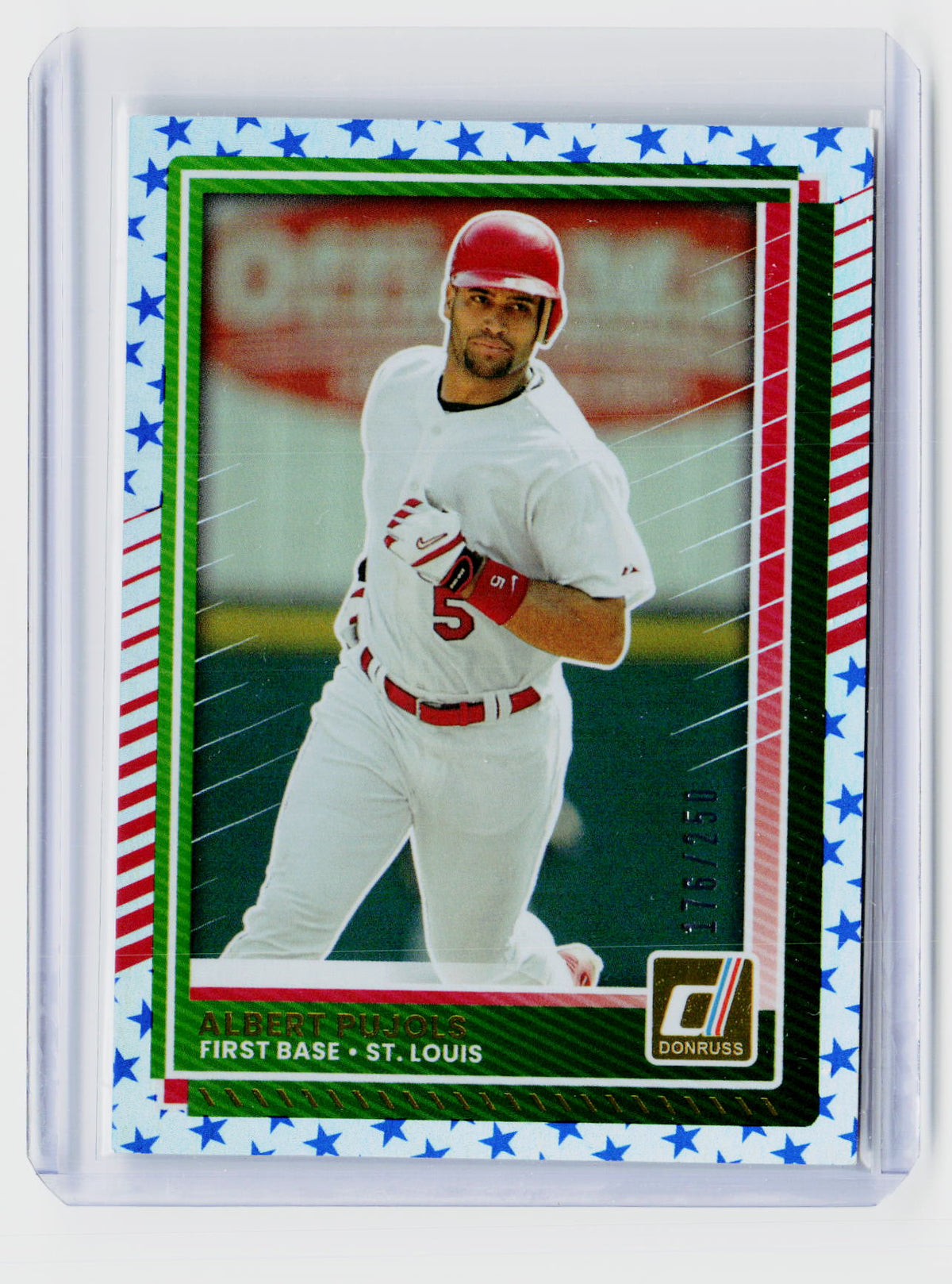 2025 Panini Donruss Albert Pujols #6 St. Louis Baseball Card /250 - front
