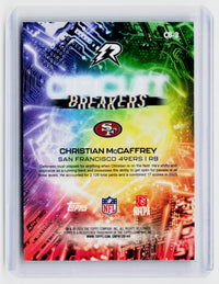 2026 Topps Circuit Breakers CB-3 Christian McCaffrey San Francisco 49ers - back