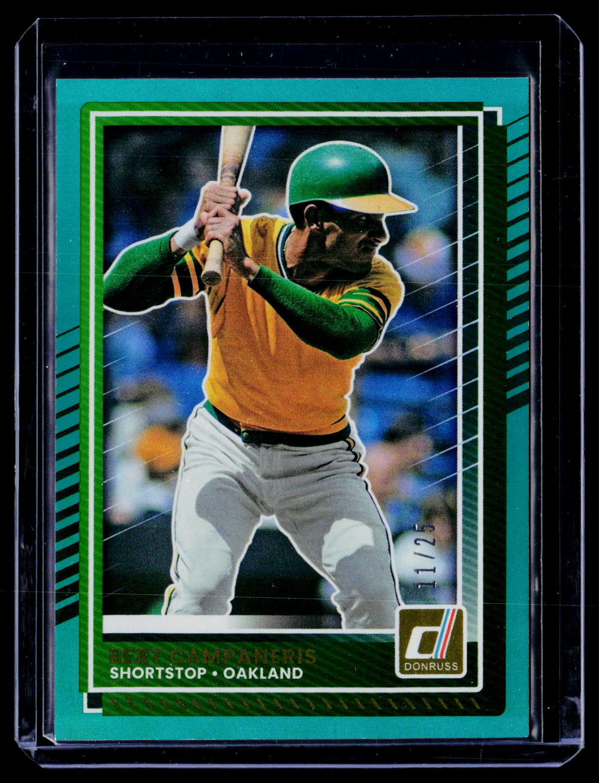 2025 Panini Donruss Baseball Bert Campaneris Teal #42 11/25 - front