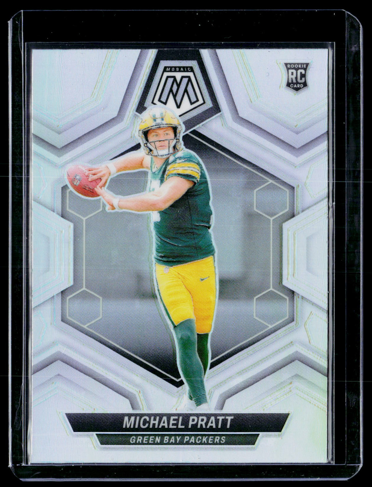 2024 Panini Mosaic Football Michael Pratt Rookie Card #400 Packers - front