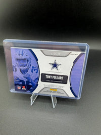 2019 Panini Prizm Rookie Gear Tony Pollard RG-TP Rookie Memorabilia - back