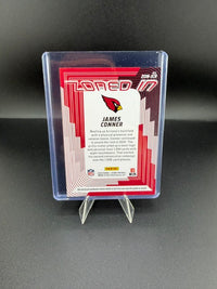 2025 Panini Score Loaded James Conner Memorabilia Card Arizona Cardinals - back