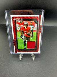 2025 Panini Donruss Football Bucky Irving Downtown Threads Memorabilia DTH-BIG - front