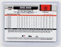 2026 Topps Chrome Rafael Devers Refractor #183 San Francisco Giants - back