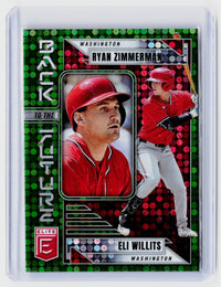 2026 Panini Donruss Elite Baseball Back to the Future Ryan Zimmerman Eli Willits No. 2 - front