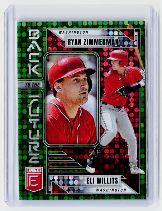 2026 Panini Donruss Elite Baseball Back to the Future Ryan Zimmerman Eli Willits No. 2 - front