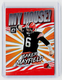 2021 Donruss Optic My House! Baker Mayfield MH-10 Cleveland Browns - front
