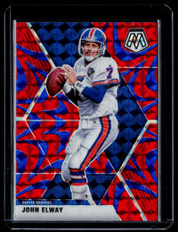 2020 Panini Mosaic Football John Elway Prizm Genesis #67 Denver Broncos - front