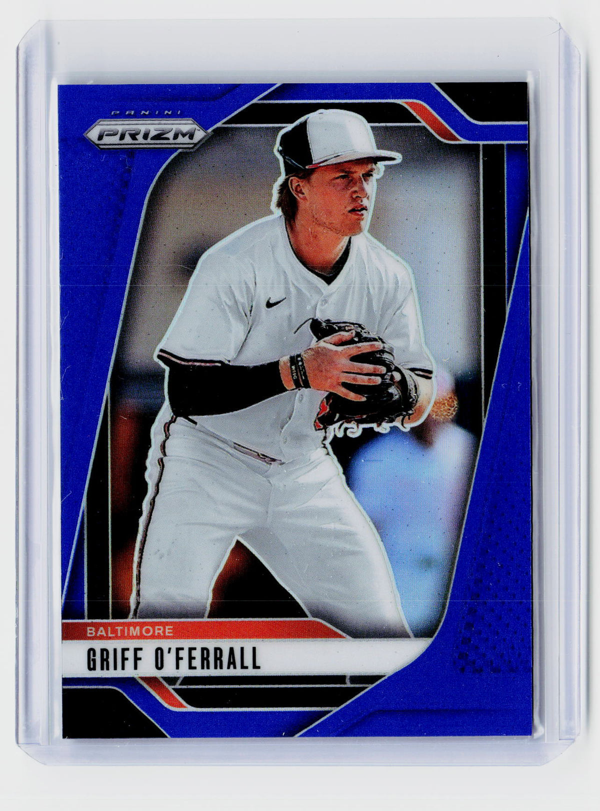 2025 Panini Prizm Baseball Griff O'Ferrall Blue Prizm #3 /199 - front