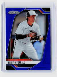 2025 Panini Prizm Baseball Griff O'Ferrall Blue Prizm #3 /199 - front