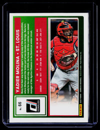 2025 Panini Donruss Baseball Yadier Molina #66 /250 - back