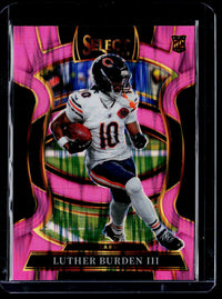 2025 Panini Select Football Concourse Rookie #72 Luther Burden III Chicago Bears - front