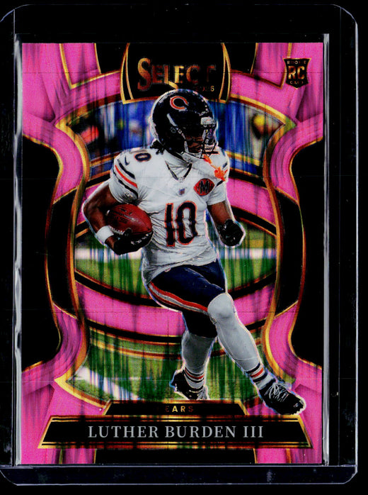 2025 Panini Select Football Concourse Rookie #72 Luther Burden III Chicago Bears - front