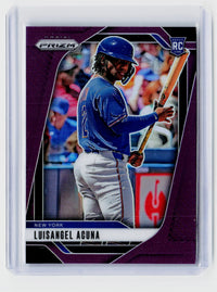 2025 Panini Prizm Baseball Luisangel Acuna Purple Prizm RC #295 /149 - front