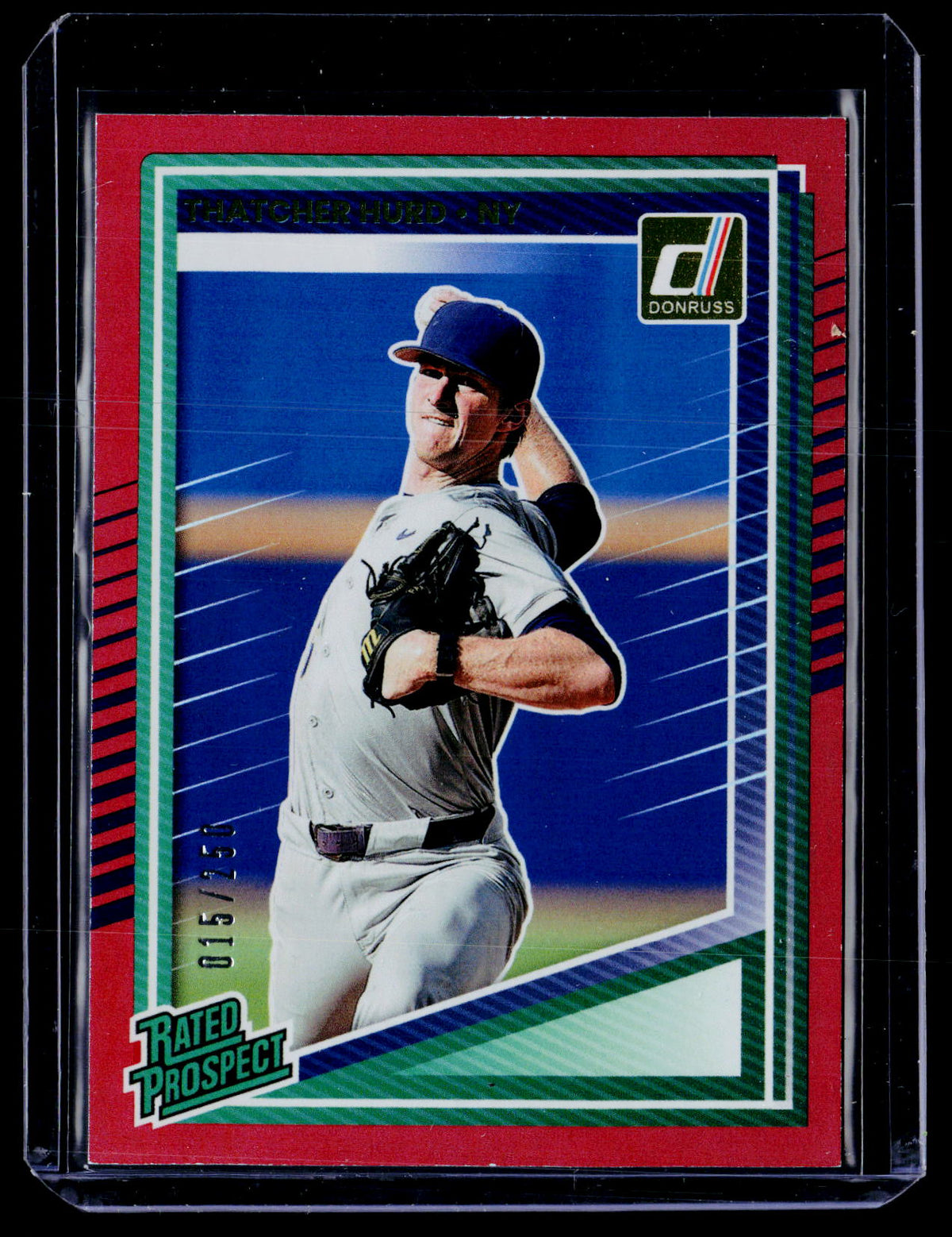 2025 Panini Donruss Baseball Rated Prospect Thatcher Hurd #133 - front