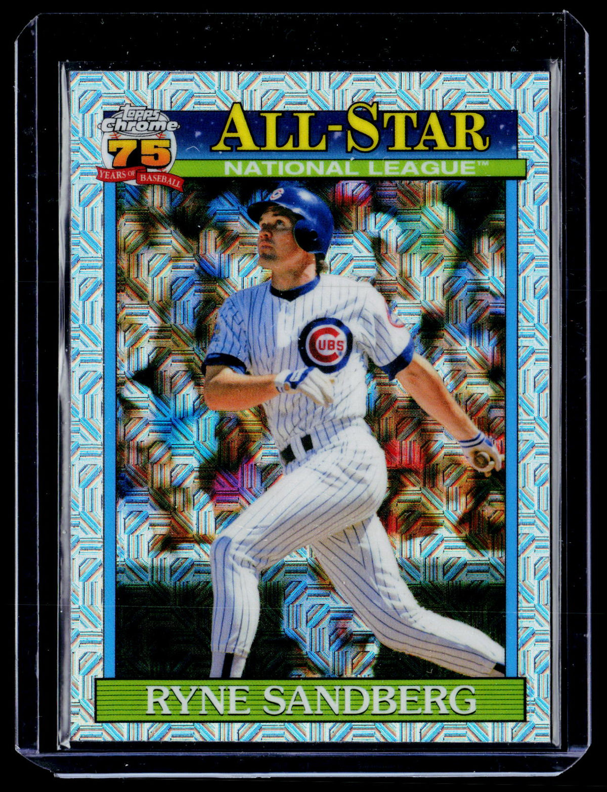 2025 Topps Chrome 1991 Topps All-Star X-Fractor Ryne Sandberg #91ASC-22 Cubs - front