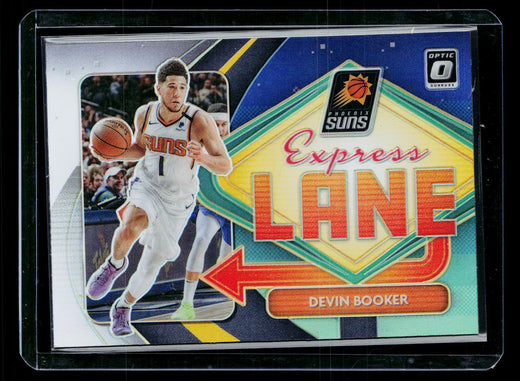 2020-21 Panini Donruss Optic Express Lane Devin Booker #12 - front
