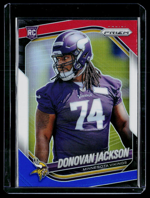 2025 Panini Prizm Football Donovan Jackson Rookie Card #358 Minnesota Vikings - front