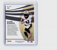 2022 Panini Donruss Football Vortex Alvin Kamara VTX-8 Cubic /50 - back
