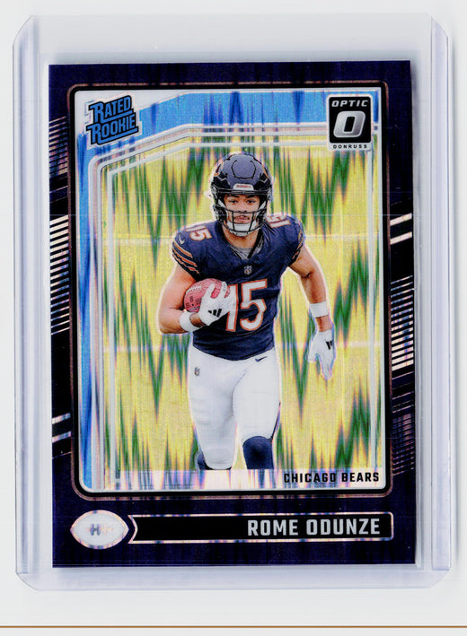 2024 Panini Donruss Optic Rated Rookie Rome Odunze #286 Chicago Bears - front