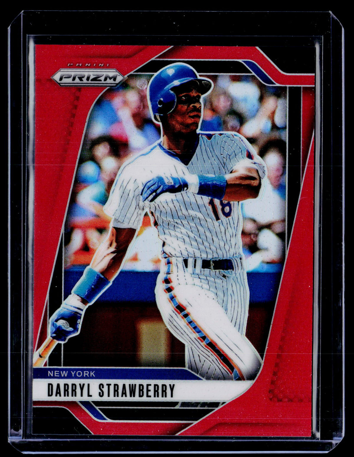 2025 Panini Prizm Baseball Darryl Strawberry Red Prizm #159 /299 - front