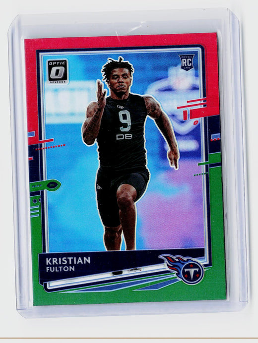 2020 Panini Donruss Optic Green Prizm Kristian Fulton RC #259 - front