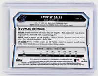 2026 Bowman Chrome Andrew Salas Bowman Chrome Autograph BMA-AS Miami Marlins - back