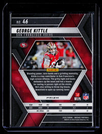 2025 Panini Mosaic Football George Kittle #46 San Francisco 49ers - back