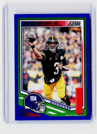 2025 Panini Score Football Showcase Russell Wilson #30 New York Giants /250 - front