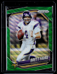 2025 Panini Prizm Football Brett Favre Hyper #160 Minnesota Vikings - front