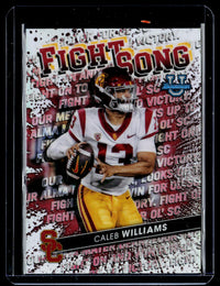 2022 Bowman University Fight Songs Caleb Williams FS-4 USC - front