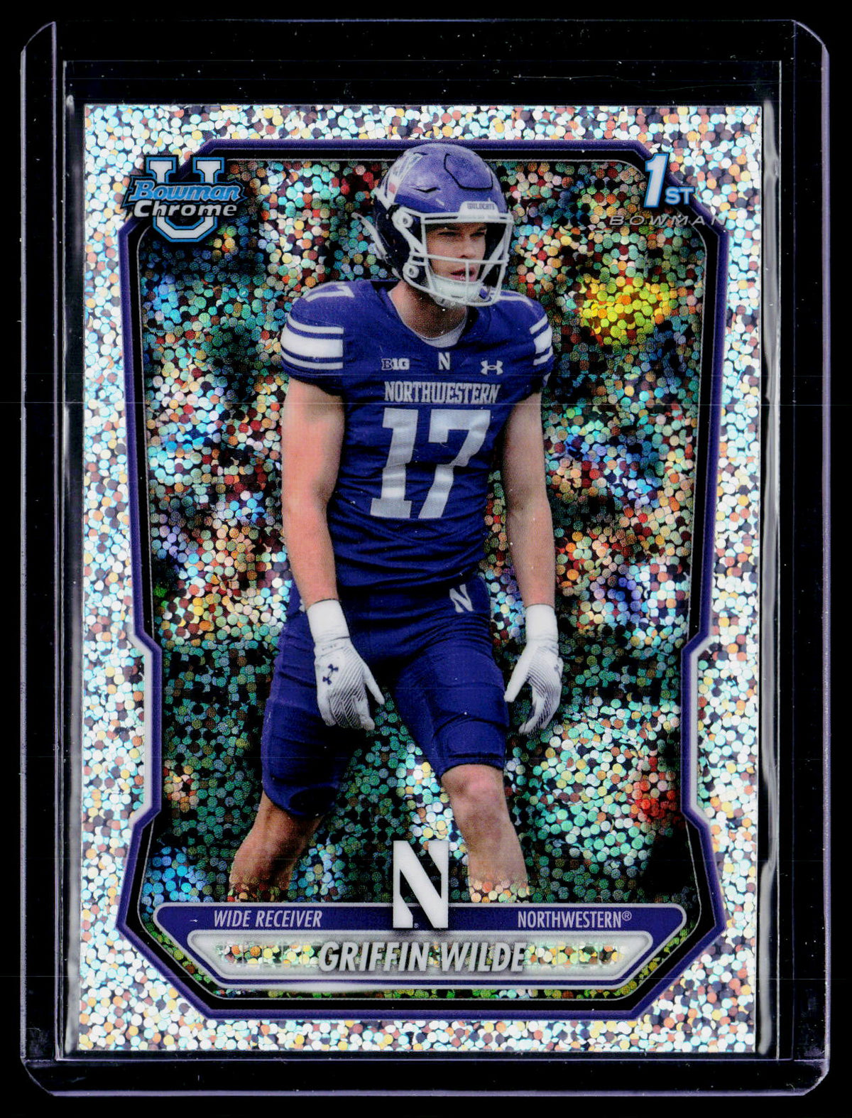 2026 Topps Bowman Chrome Griffin Wilde #BCP-109 Northwestern - front