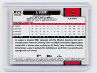 2026 Topps Series 2 JJ Bleday #671 Cincinnati Reds - back