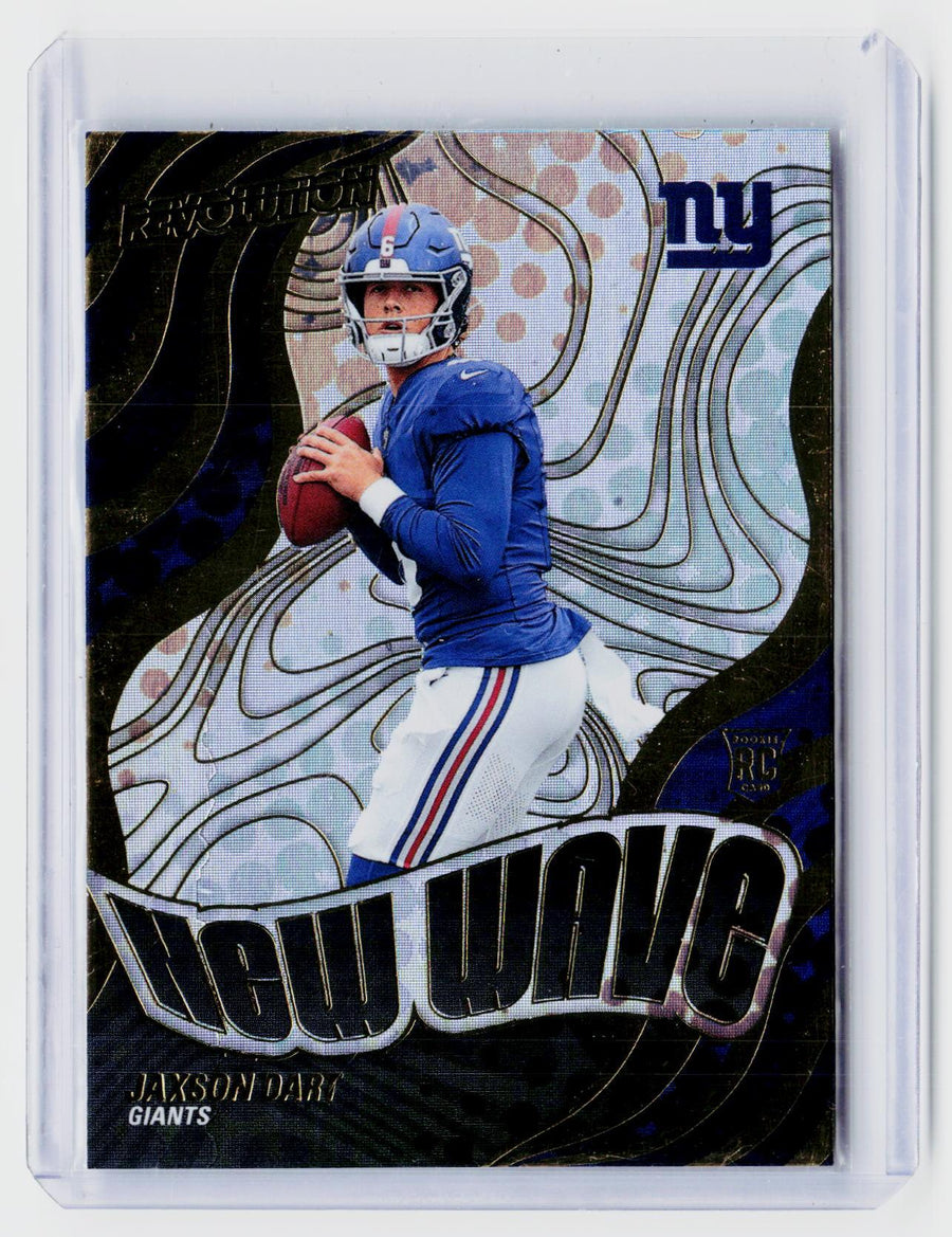 2025 Panini Revolution Football Rookie Revolution Jaxson Dart #1 New York Giants RC - front
