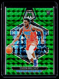 2023-24 Panini Mosaic Cason Wallace Rookie Reactive Green #218 - front