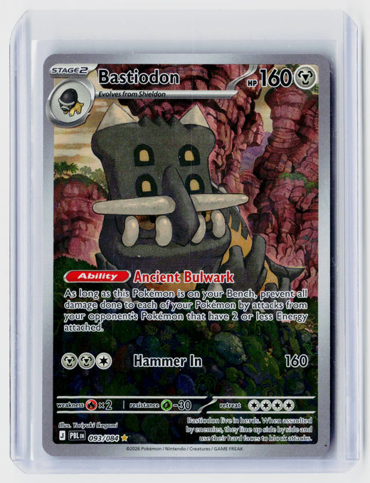 2026 Pokémon Mega Evolution—Perfect Order Bastiodon 093/084 - front