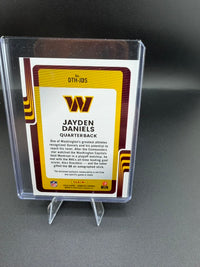 2025 Panini Donruss Threads Jayden Daniels Rookie Memorabilia #DTH-JDS - back
