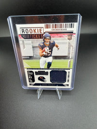 2024 Panini Contenders Rookie Ticket Swatches Rome Odunze RTS-ROE Rookie Card - front