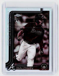 2025 Topps Chrome Update Series Drake Baldwin RC #USC96 Atlanta Braves - front