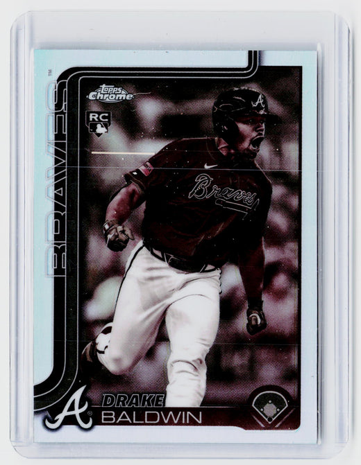 2025 Topps Chrome Update Series Drake Baldwin RC #USC96 Atlanta Braves - front