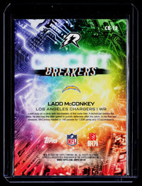 2026 Topps Circuit Breakers Ladd McConkey CB-13 Los Angeles Chargers - back