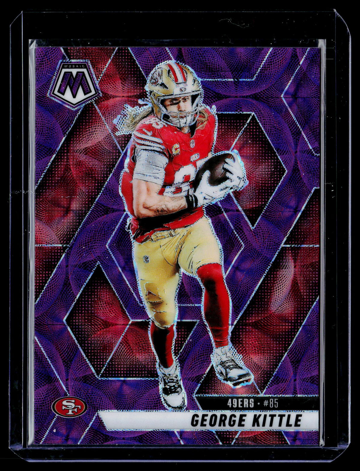 2025 Panini Mosaic Football George Kittle #46 San Francisco 49ers - front