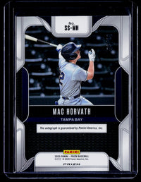 2025 Panini Prizm Baseball Sensational Signatures Mac Horvath Auto #SS-MH /49 - back