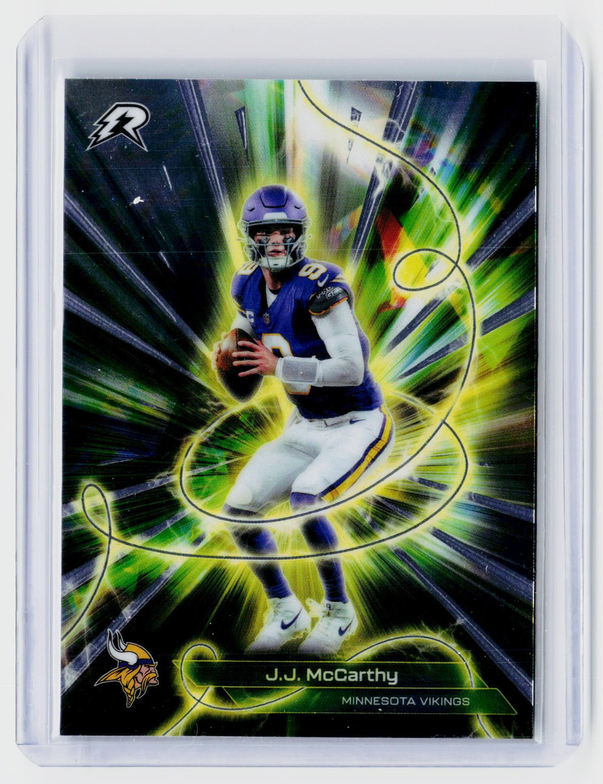 2025 Topps Resurgence Football Contenders C-22 J.J. McCarthy Minnesota Vikings - front
