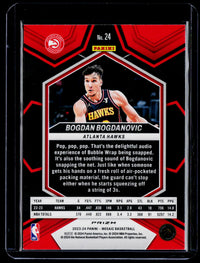 2023-24 Panini Mosaic Basketball Gold Bogdan Bogdanovic #24 - back
