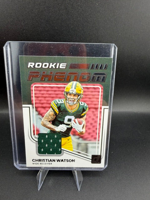 2022 Panini Donruss Rookie Phenom Jerseys Christian Watson RC #RPJ-18 - front
