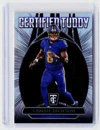 2024 Panini Totally Certified Lamar Jackson #17 Baltimore Ravens - front